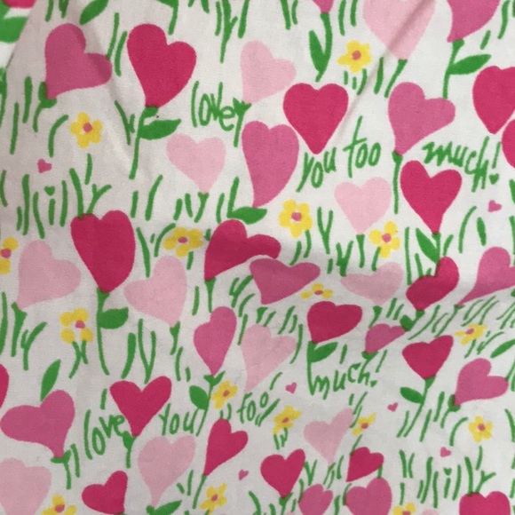 Rare Lilly Pulitzer Valentines “LOVE YOU TOO MUCH” - Picture 5 of 11